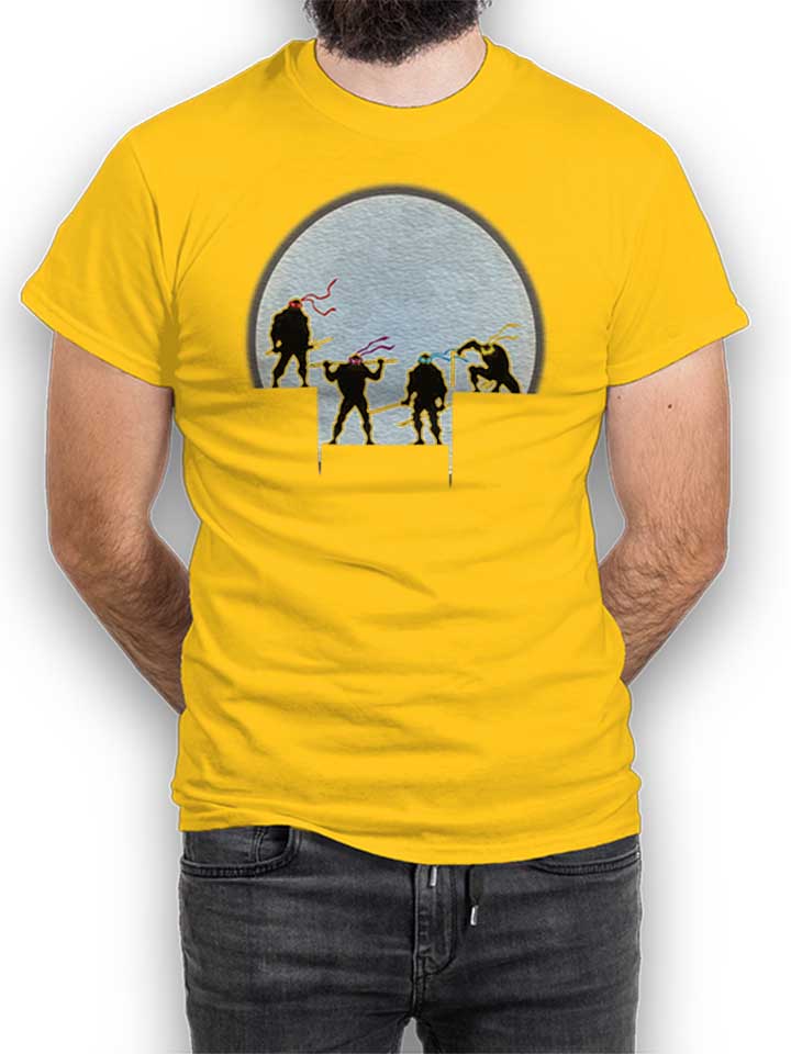Ninja Turtles Kinder T-Shirt gelb 110 / 116