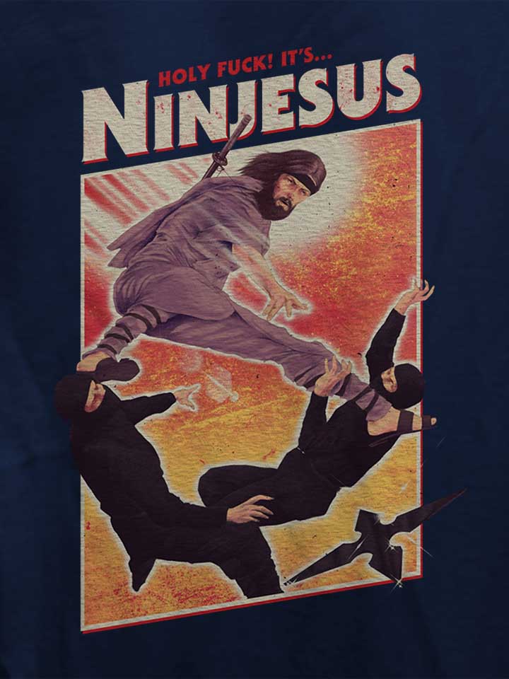 ninjesus-damen-t-shirt dunkelblau 4