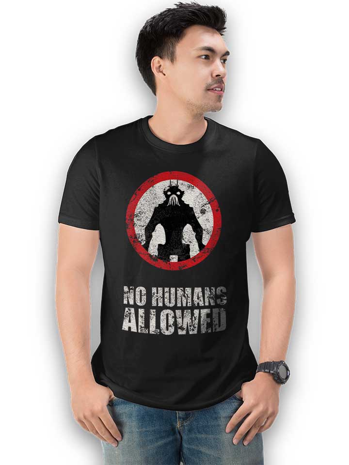 no-humans-allowed-t-shirt schwarz 2