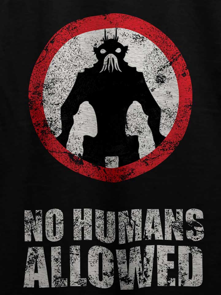 no-humans-allowed-t-shirt schwarz 4