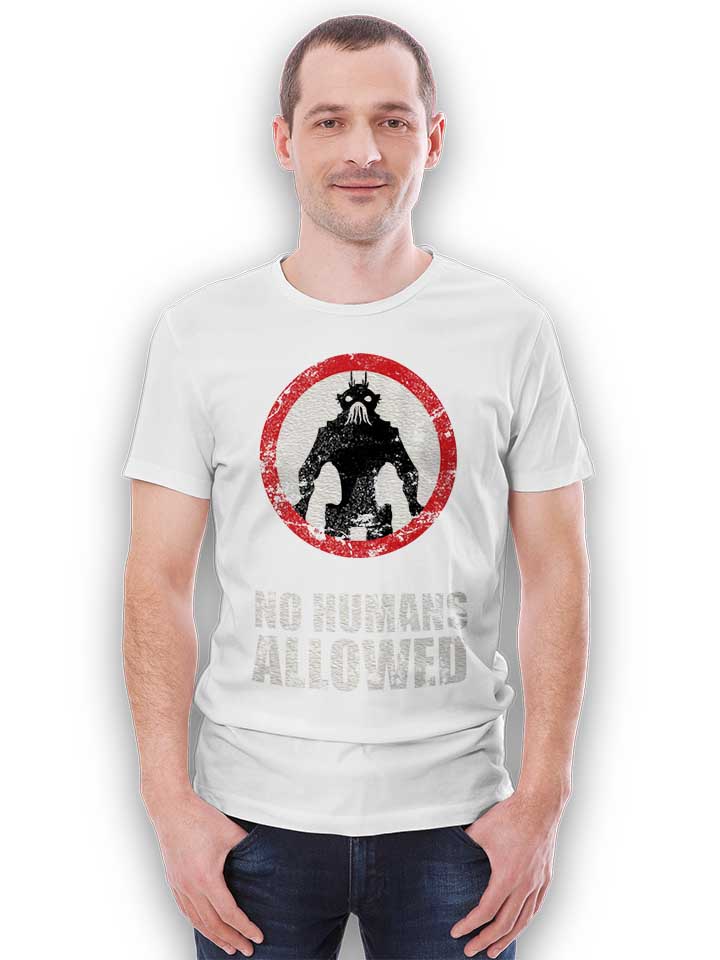 no-humans-allowed-t-shirt weiss 2