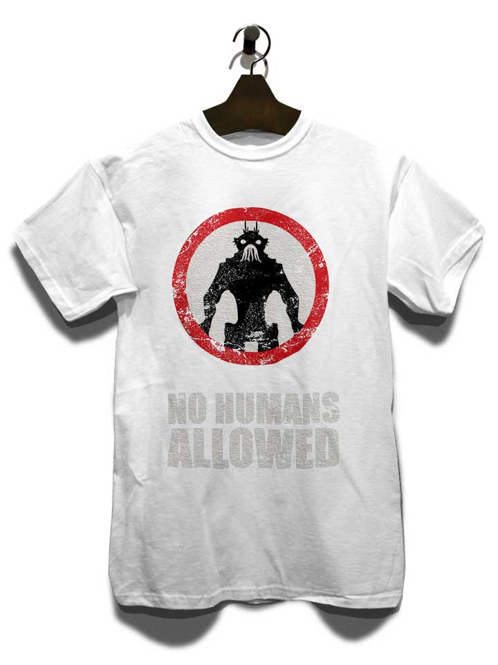 no-humans-allowed-t-shirt weiss 3