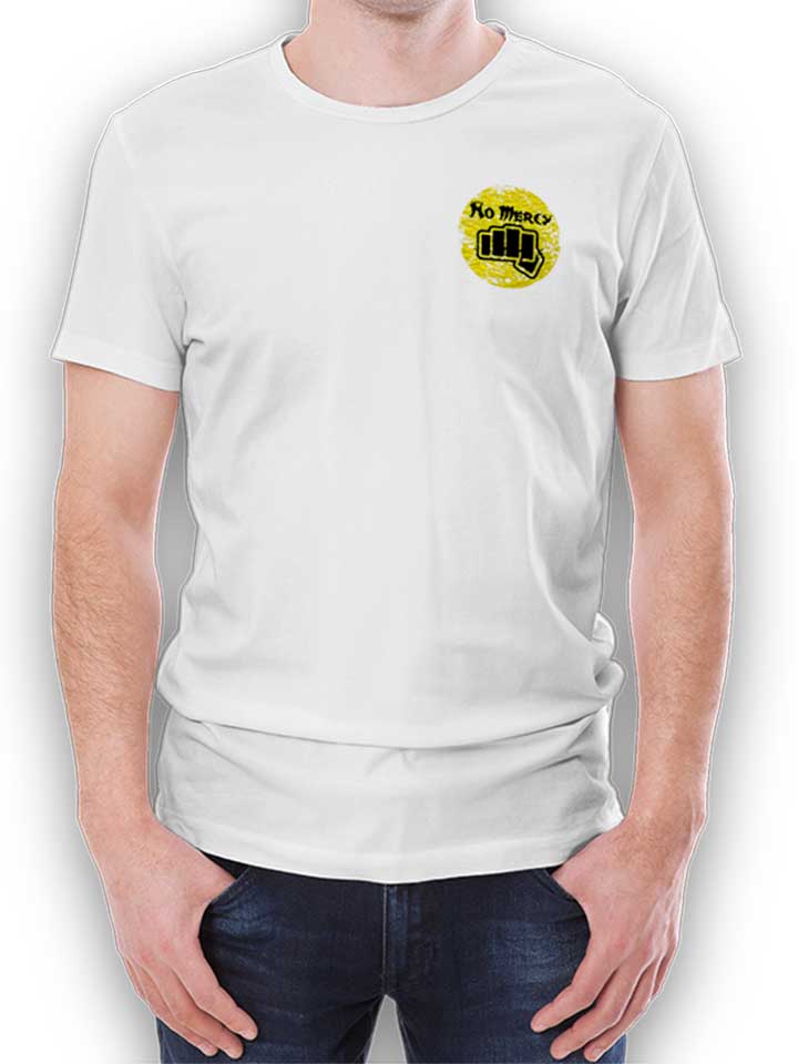 no-mercy-karate-kid-chest-print-t-shirt weiss 1