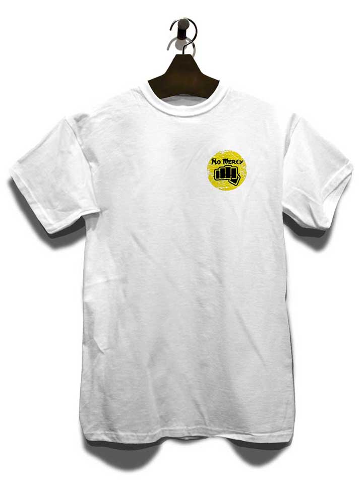 no-mercy-karate-kid-chest-print-t-shirt weiss 3