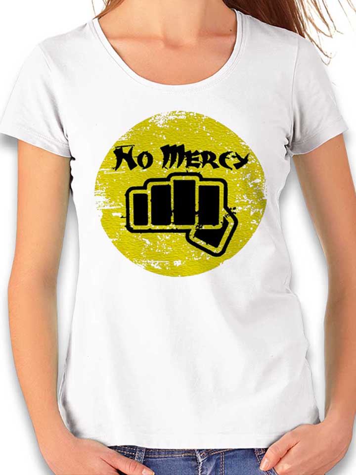 No Mercy Karate Kid Damen T-Shirt weiss L