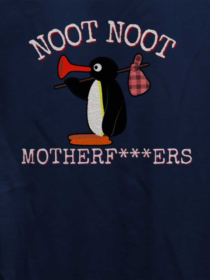 noot-noot-penguin-damen-t-shirt dunkelblau 4