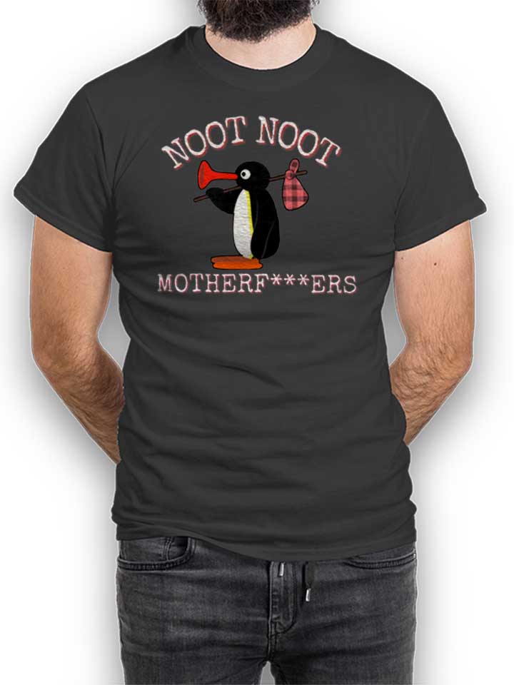 Noot Noot Penguin T-Shirt dunkelgrau L