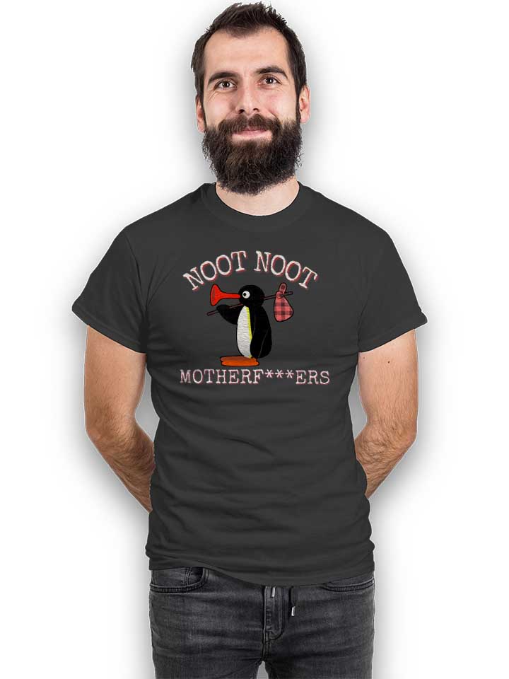 noot-noot-penguin-t-shirt dunkelgrau 2