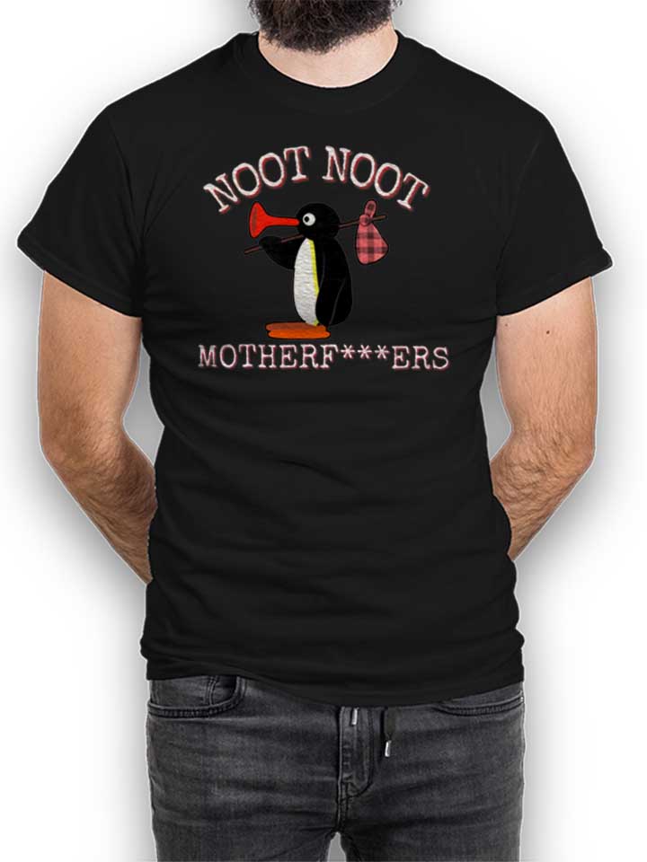 Noot Noot Penguin T-Shirt black L