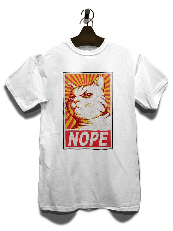 nope-cat-t-shirt weiss 3