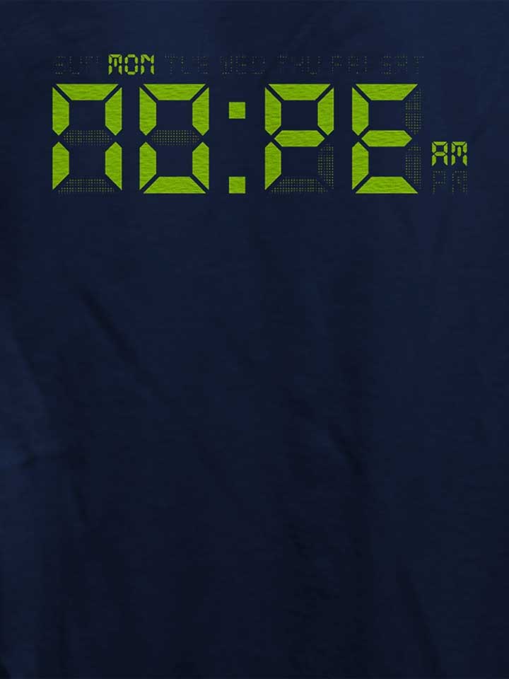 nope-o-clock-damen-t-shirt dunkelblau 4