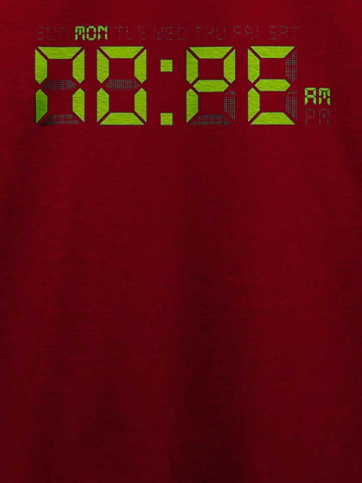 nope-o-clock-t-shirt bordeaux 4