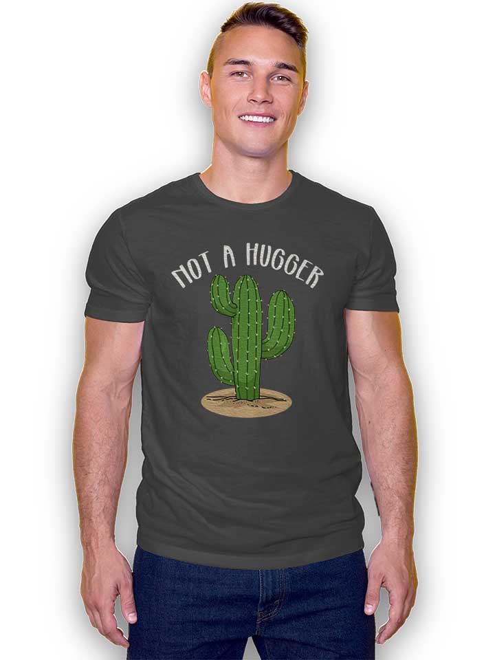 not-a-hugger-cactus-02-t-shirt dunkelgrau 2