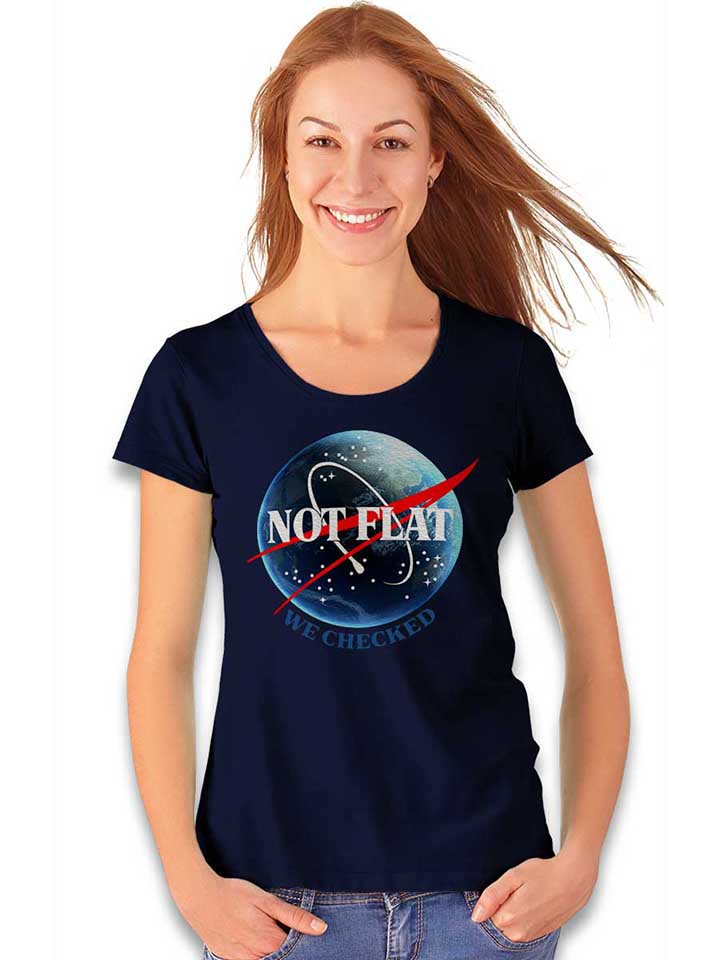 not-flat-nasa-damen-t-shirt dunkelblau 2