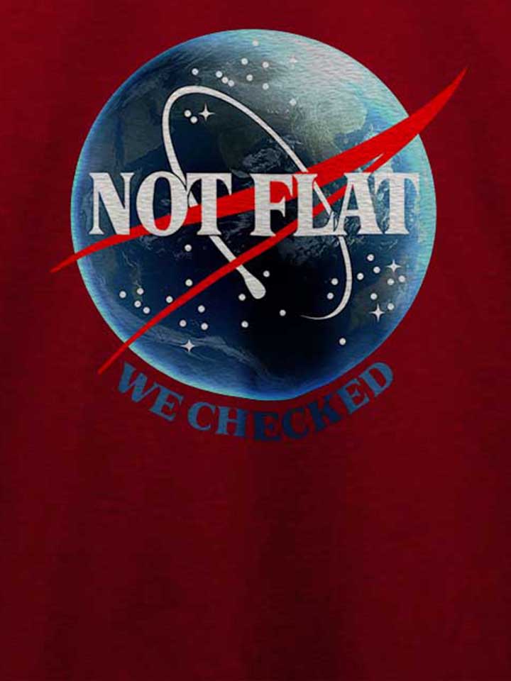 not-flat-nasa-t-shirt bordeaux 4