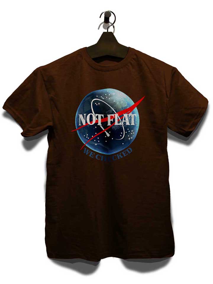 not-flat-nasa-t-shirt braun 3