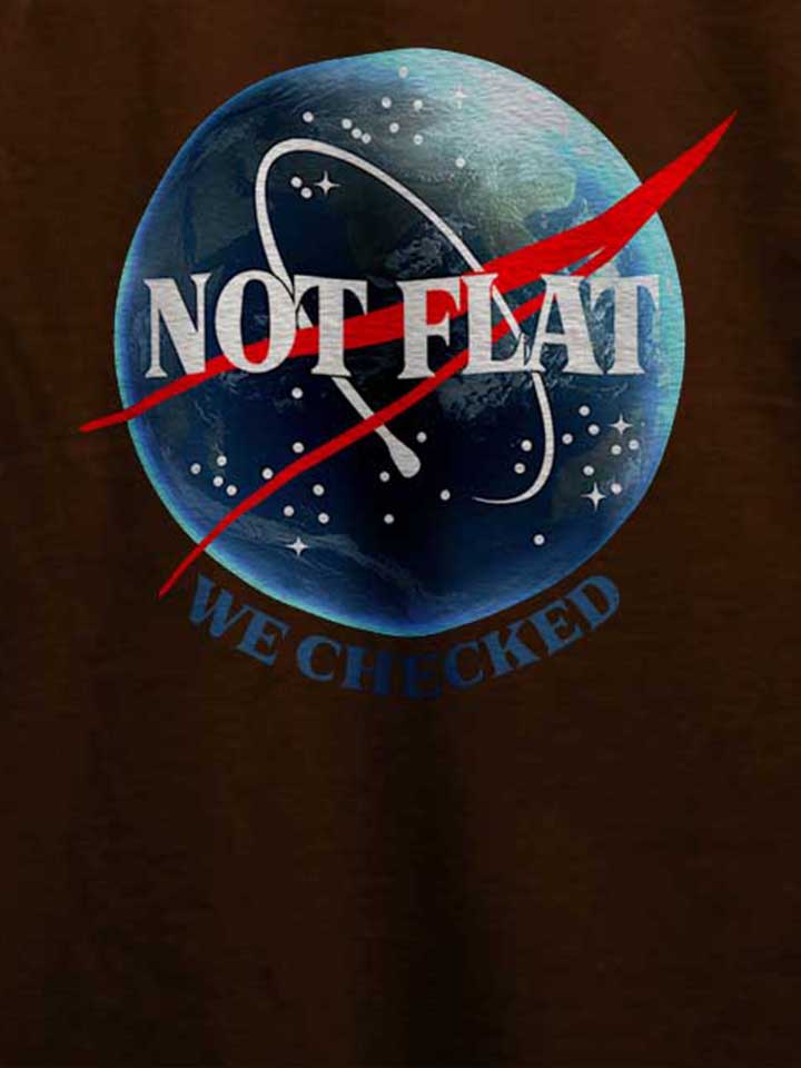 not-flat-nasa-t-shirt braun 4