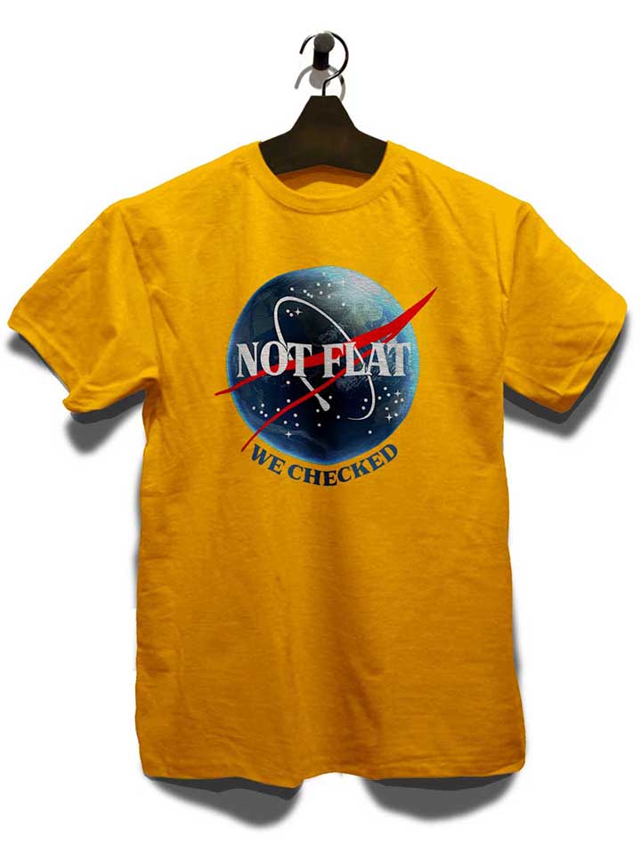 not-flat-nasa-t-shirt gelb 3