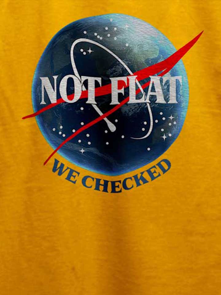 not-flat-nasa-t-shirt gelb 4