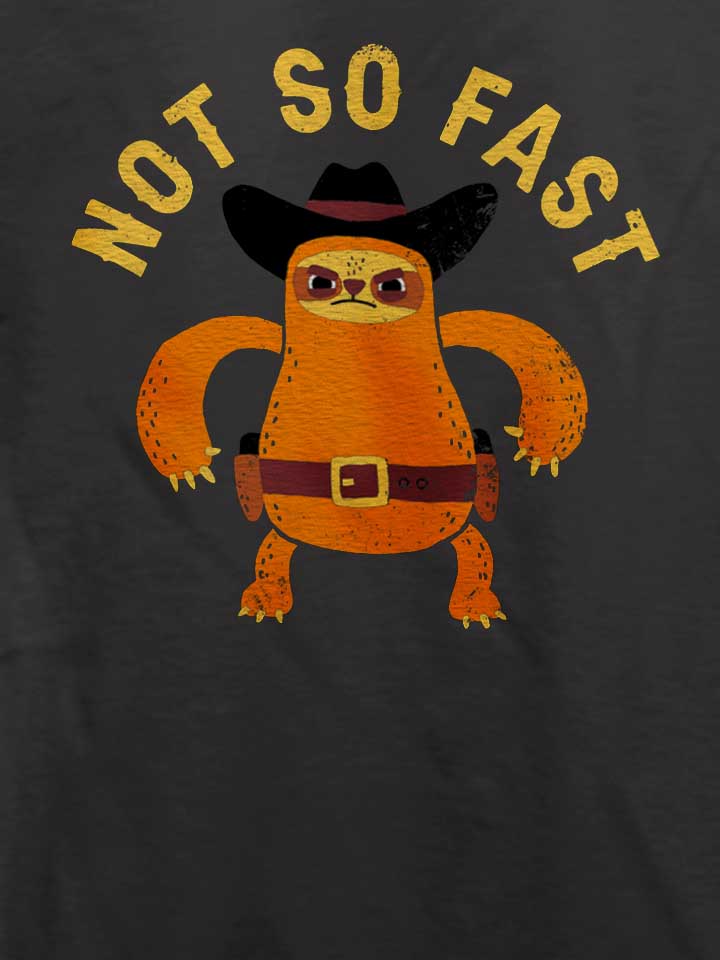 not-so-fast-duell-sloth-t-shirt dunkelgrau 4
