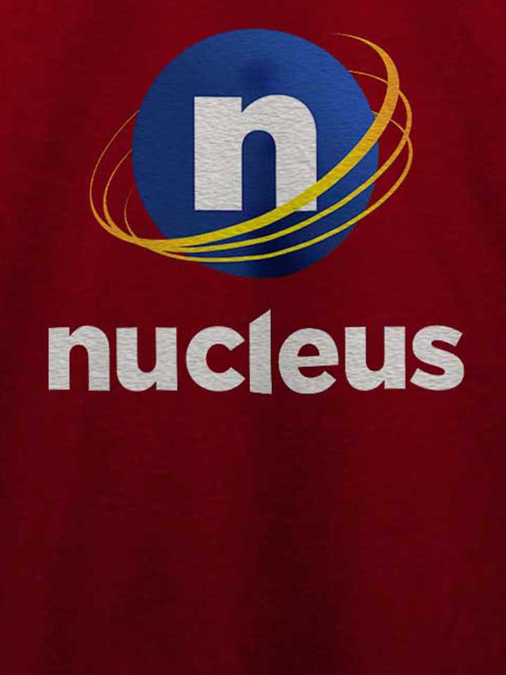 nucleus-logo-t-shirt bordeaux 4