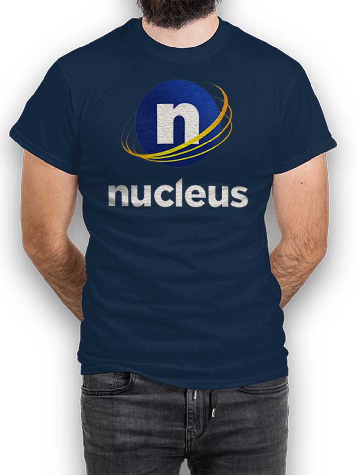 nucleus-logo-t-shirt dunkelblau 1
