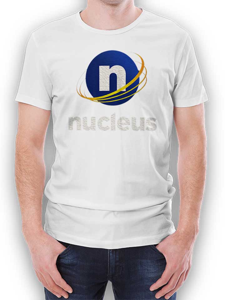 Nucleus Logo T-Shirt weiss L