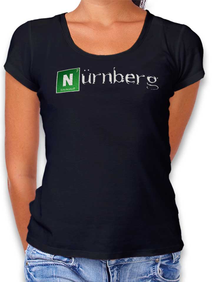 Nuernberg Camiseta Mujer negro L