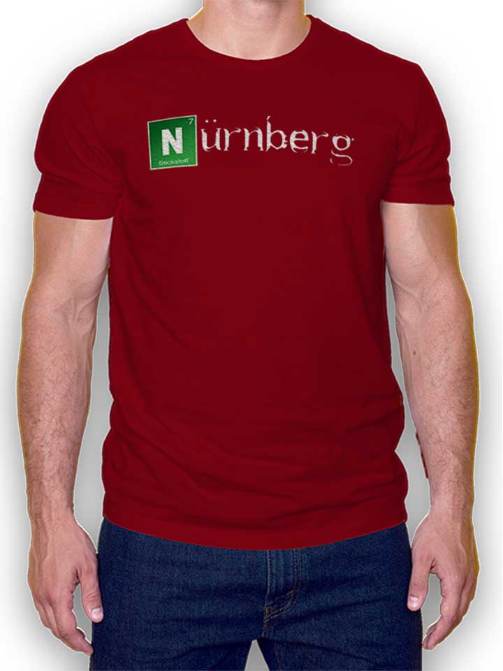 nuernberg-t-shirt bordeaux 1