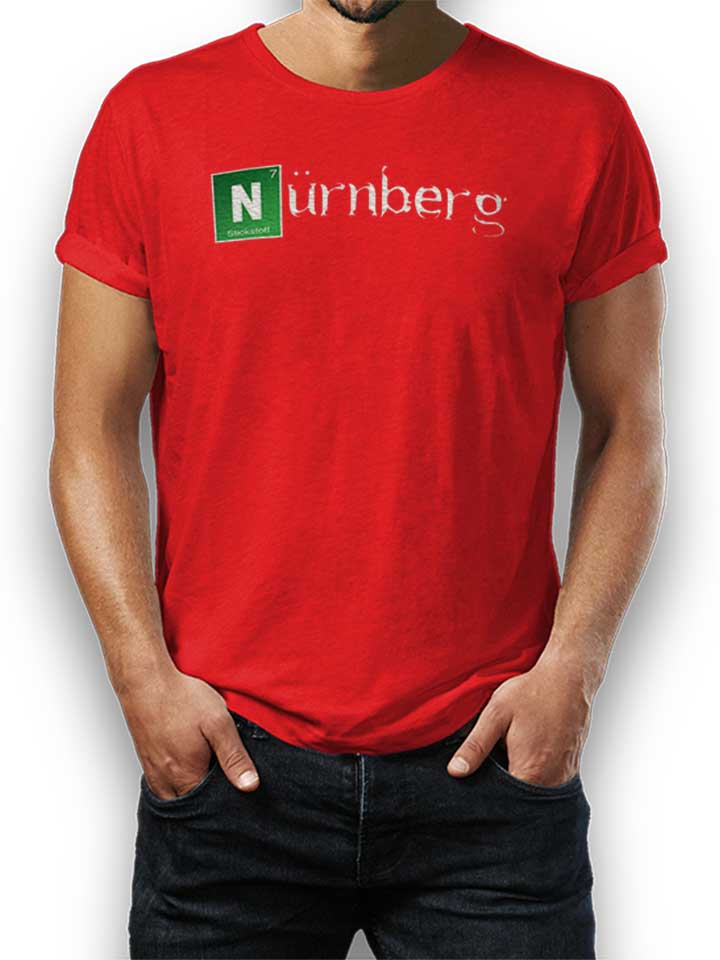 Nuernberg T-Shirt rosso L