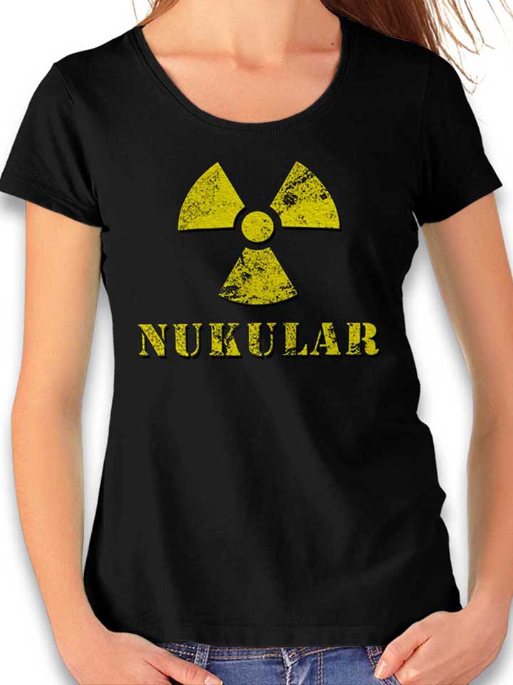Nukular Womens T-Shirt black L