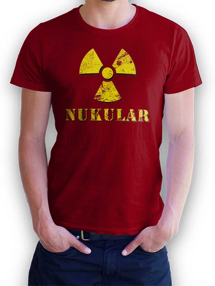 nukular-t-shirt bordeaux 1