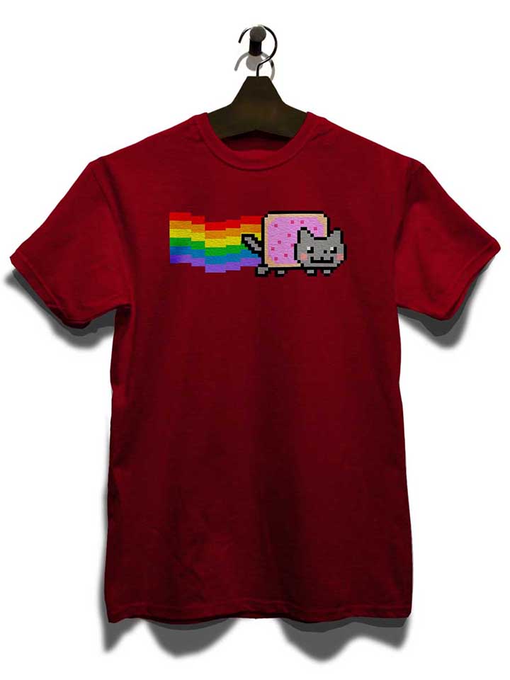 nyan-cat-t-shirt bordeaux 3