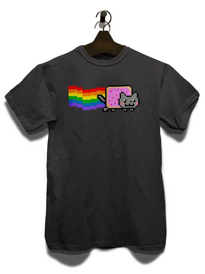 nyan-cat-t-shirt dunkelgrau 3