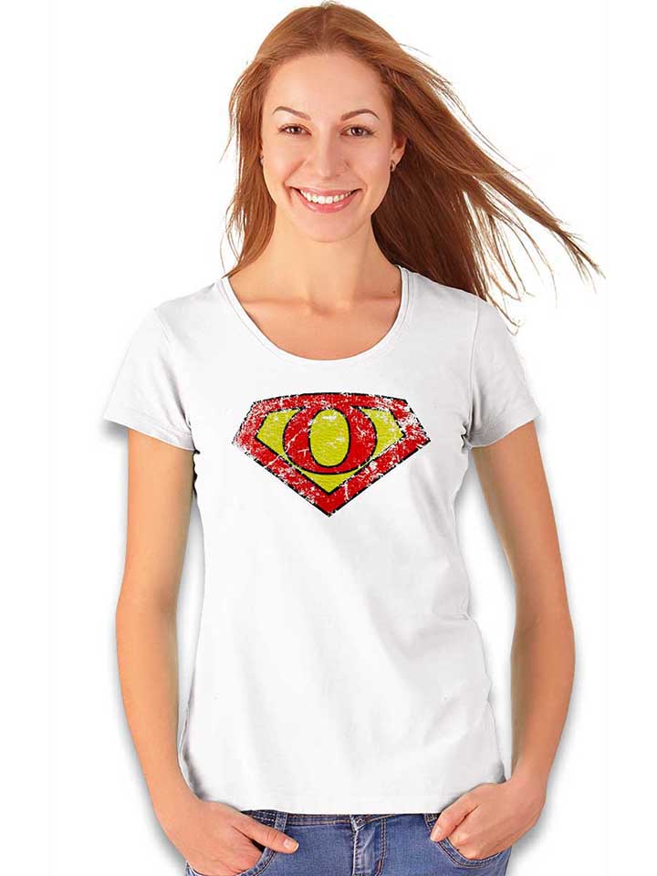 o-buchstabe-logo-vintage-damen-t-shirt weiss 2
