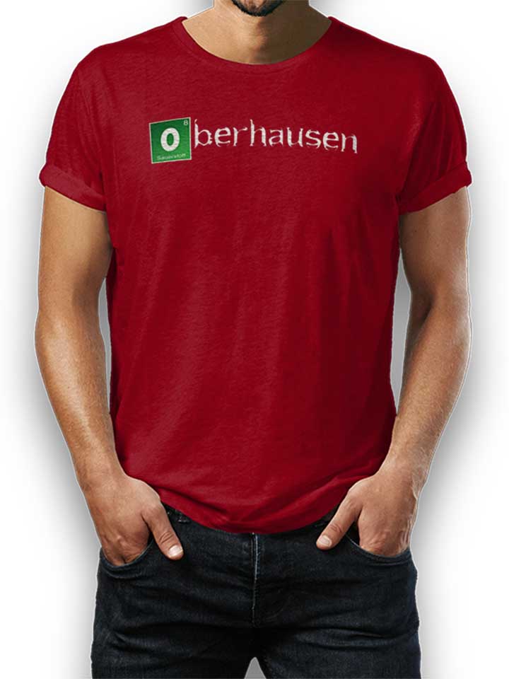 oberhausen-t-shirt bordeaux 1