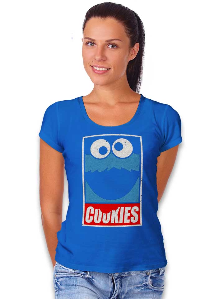 obey-cookies-damen-t-shirt royal 2