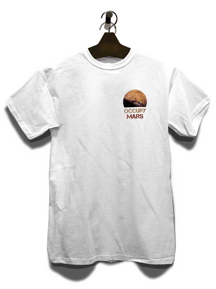 occupy-mars-space-car-chest-print-t-shirt weiss 3