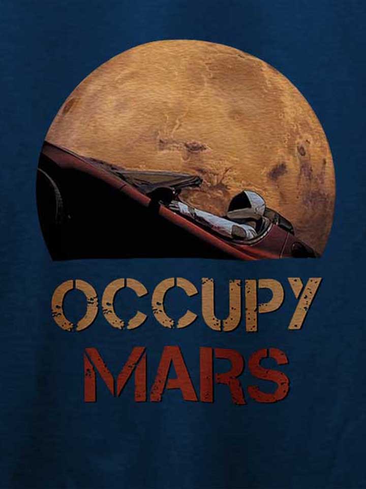occupy-mars-space-car-t-shirt dunkelblau 4