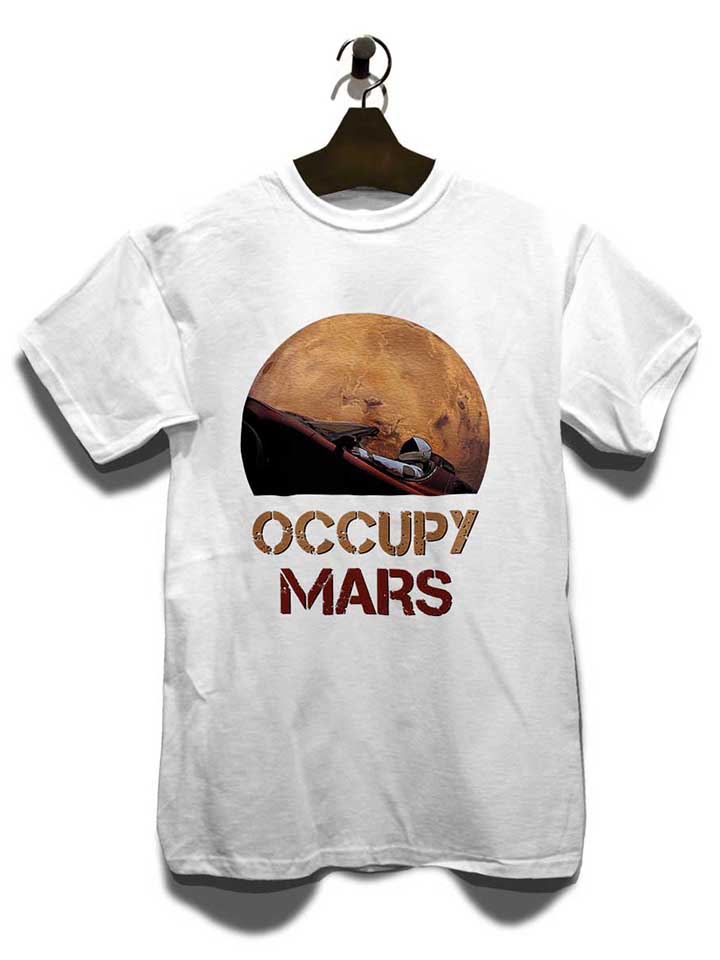 occupy-mars-space-car-t-shirt weiss 3