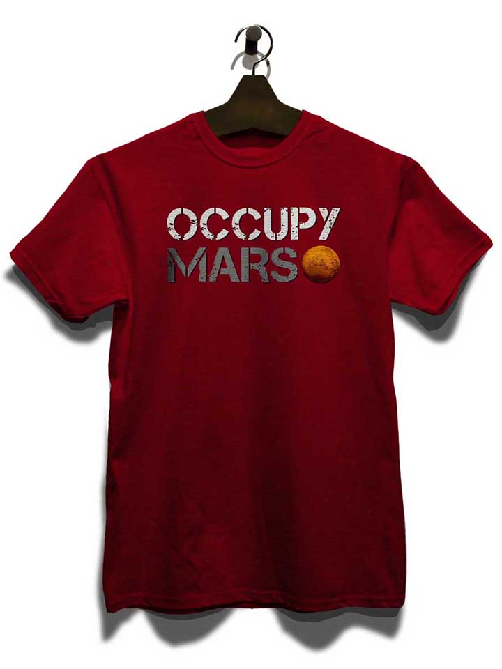 occupy-mars-t-shirt bordeaux 3