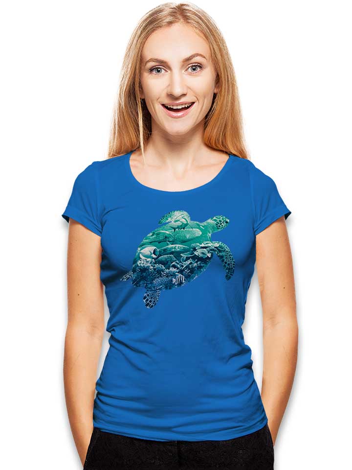 ocean-turtle-damen-t-shirt royal 2