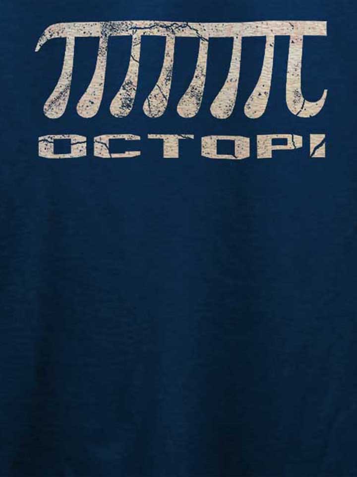 octopi-vintage-t-shirt dunkelblau 4