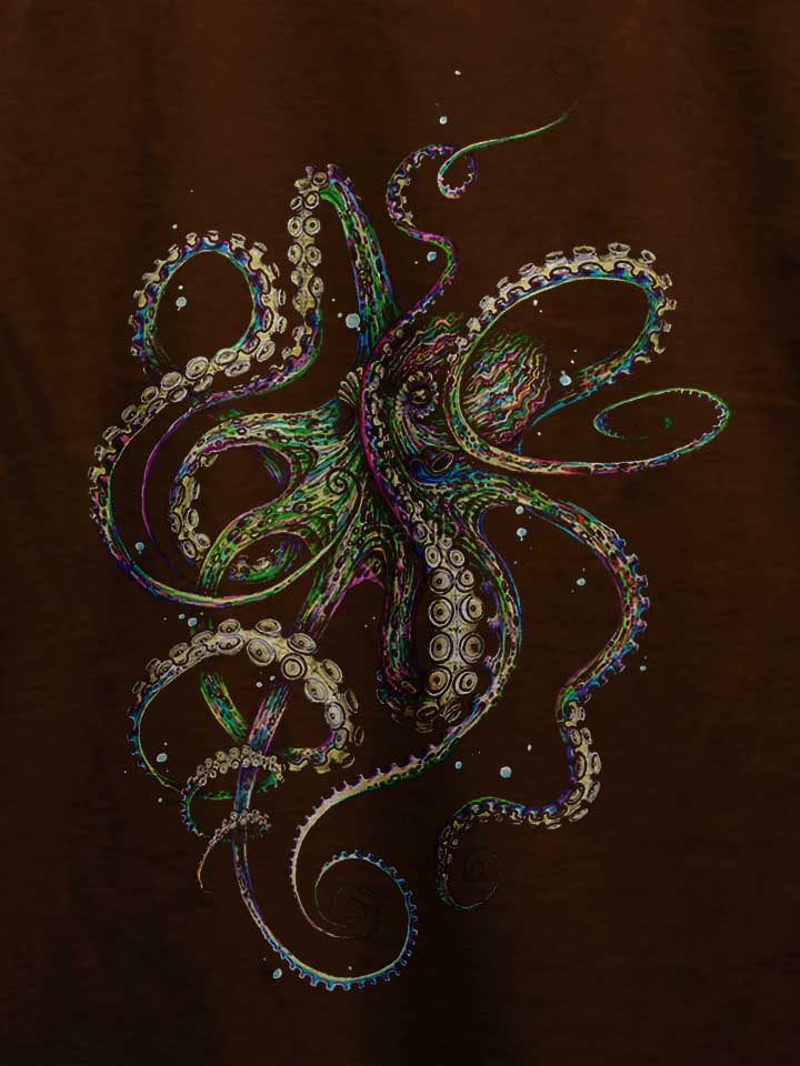 octopus-03-t-shirt braun 4