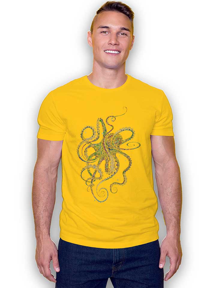 octopus-03-t-shirt gelb 2