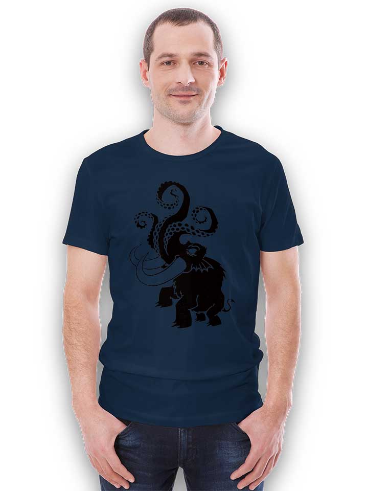 octopus-elephant-t-shirt dunkelblau 2