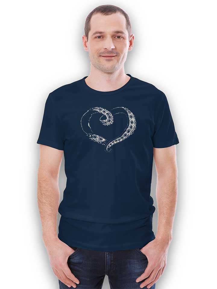 octopus-heart-t-shirt dunkelblau 2