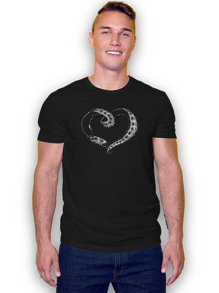 octopus-heart-t-shirt schwarz 2