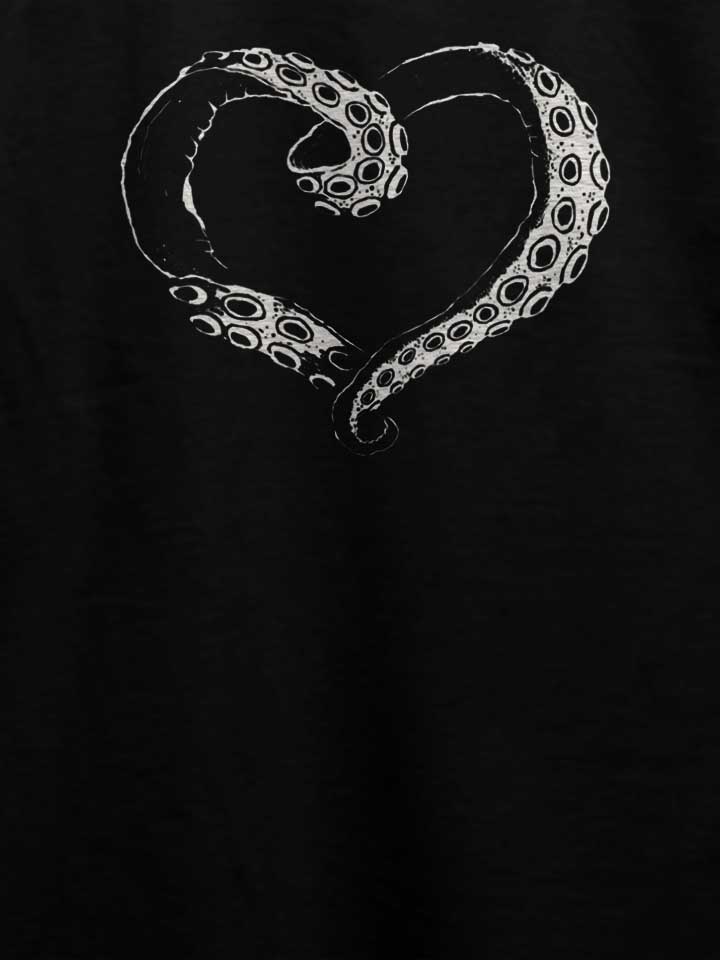 octopus-heart-t-shirt schwarz 4