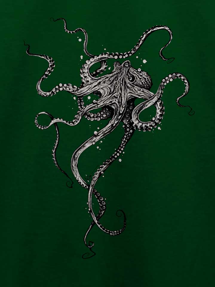 octopus-t-shirt dunkelgruen 4